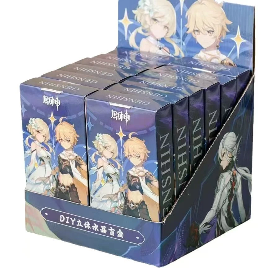 原神裸眼3D立体画拍水晶砖