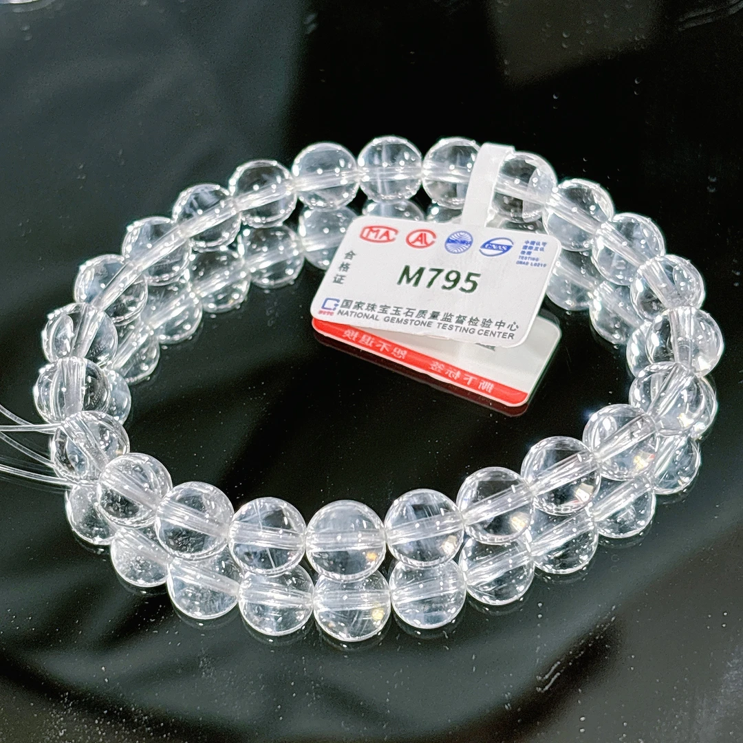 天然水晶蓝针手链-多样性发一M795