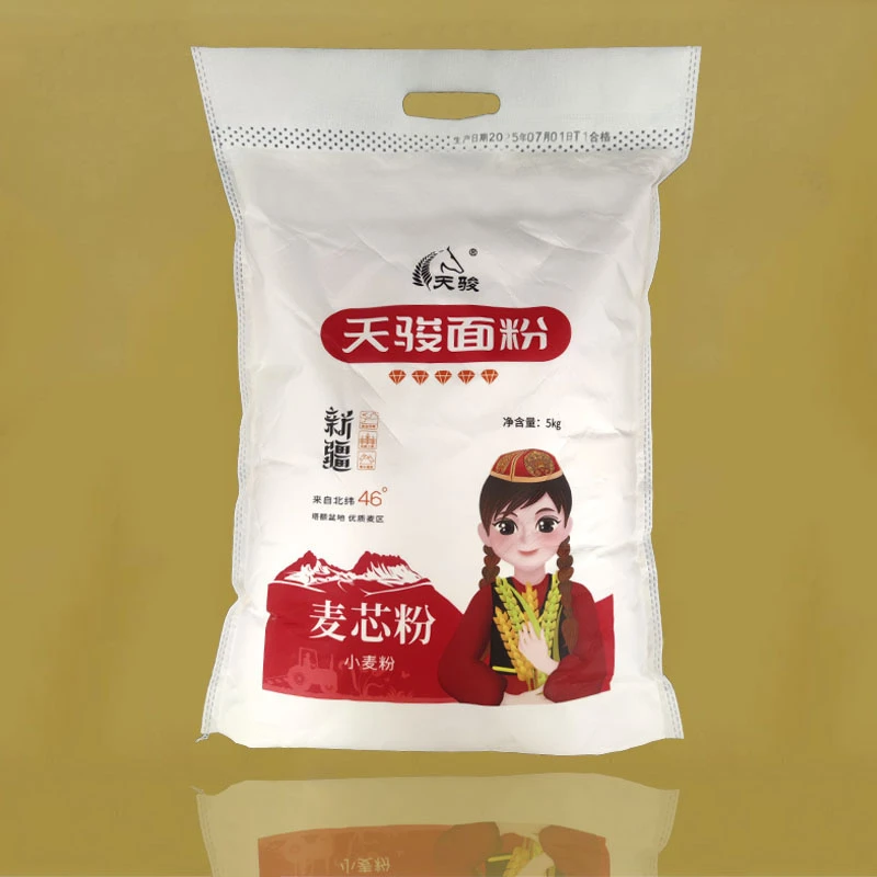 新疆面粉 天骏特一粉5kg/10斤/袋拉面家用冬麦中筋小麦粉