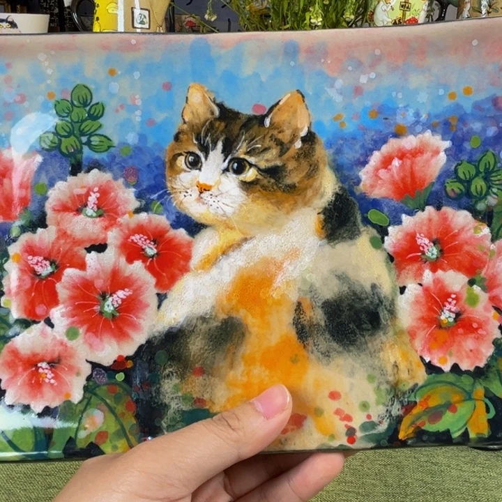 【闪购商品】摆件用****8桃园山房原创手绘作品