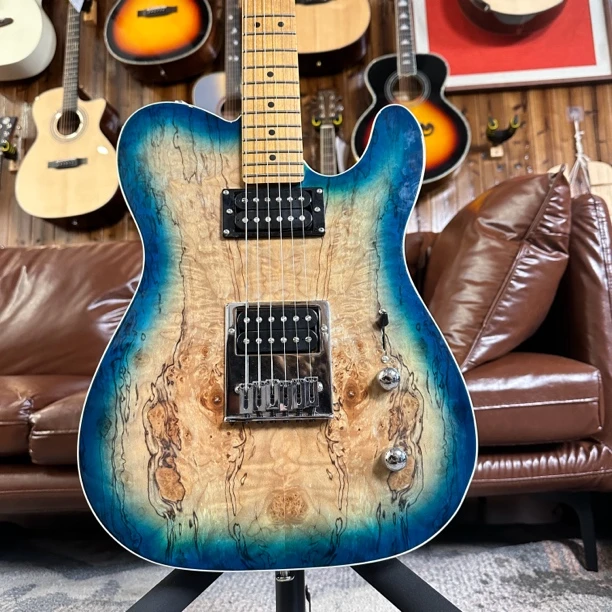 （售完欣赏）美罗Mollo沼泽枫木渐变电吉他Tele琴型进阶专业