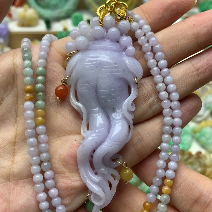 颈饰未镶嵌翡翠翡翠