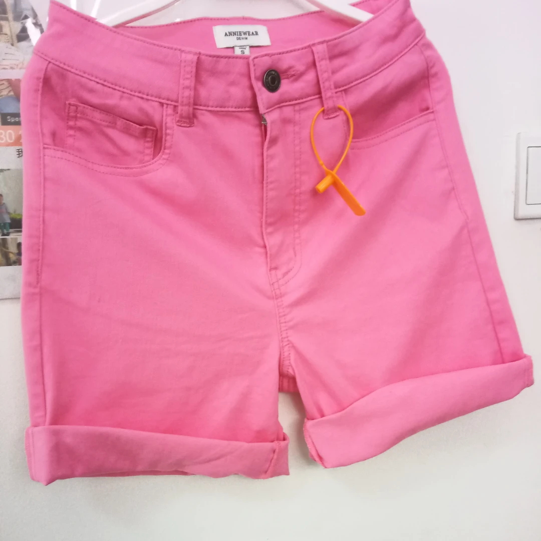 薄款阔腿裤女高腰夏季磨毛牛仔裤无弹力辣妹风五分裤