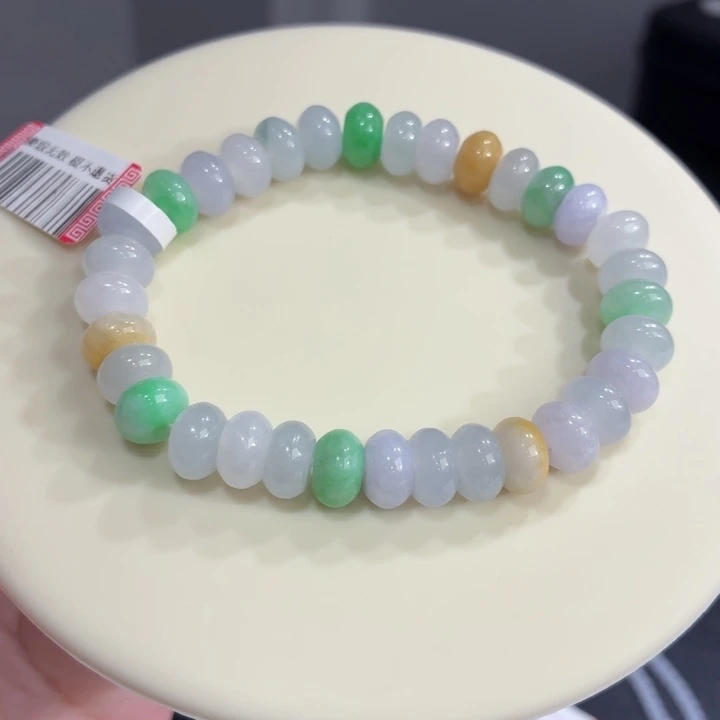 未镶嵌手链翡翠多宝鼓珠卡8.9