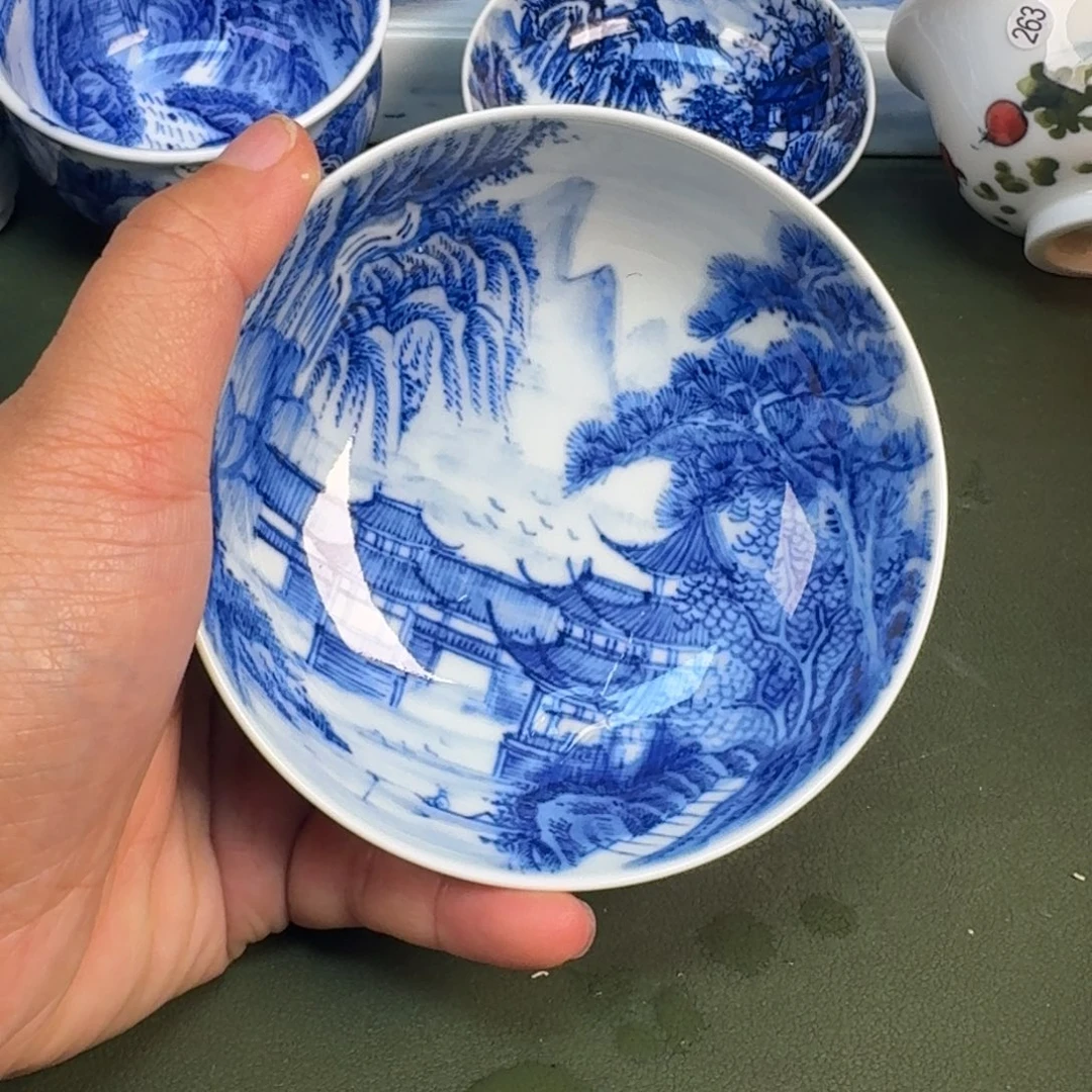 陶瓷景德镇纯手绘茶具圆圆288@