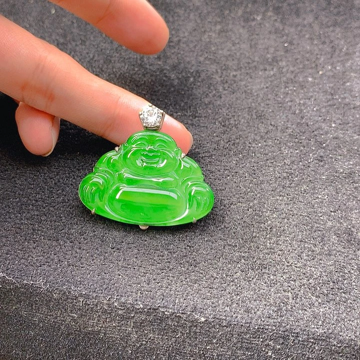 【闪购商品】翡翠银S925镶嵌颈饰翡翠