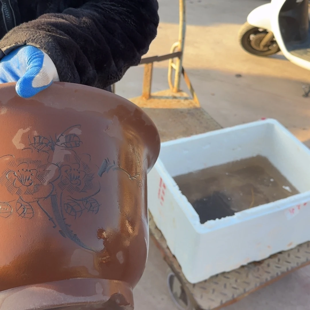 紫砂花盆口径31.21口径