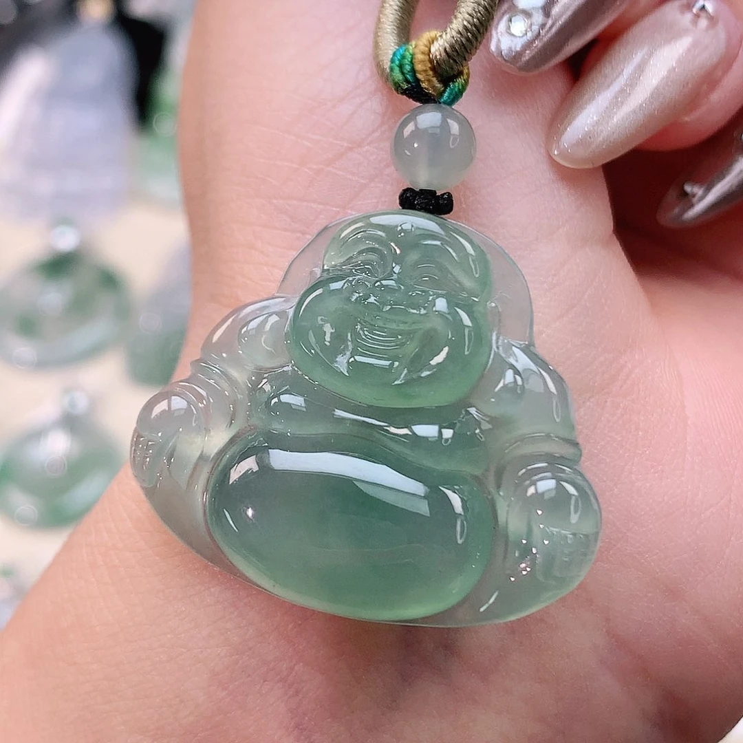 翡翠挂件未镶嵌佛公