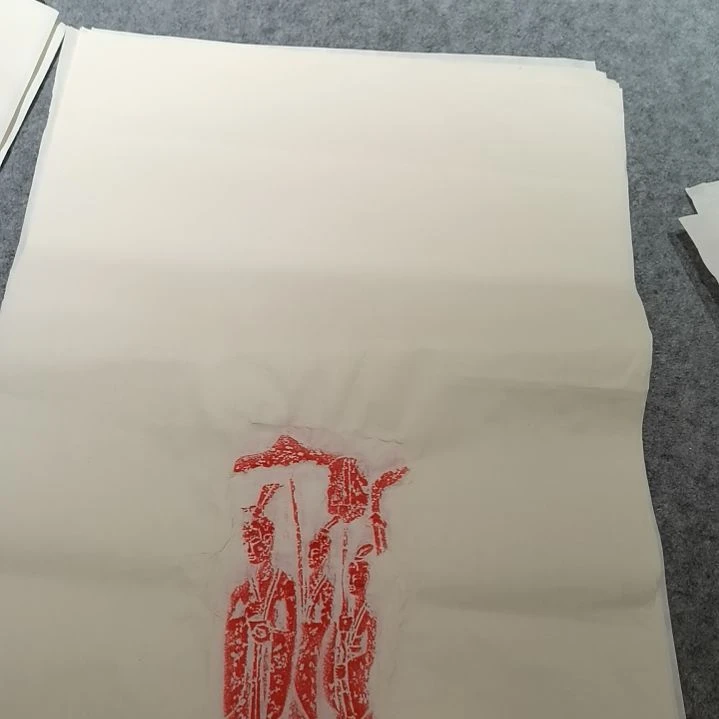 昌化石印石礼佛图