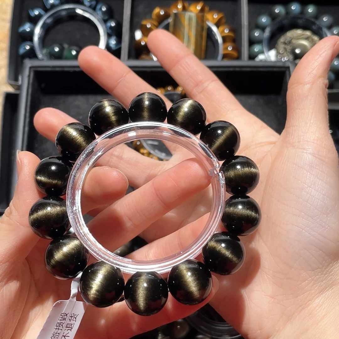 黑曜岩手链未镶嵌我****呀