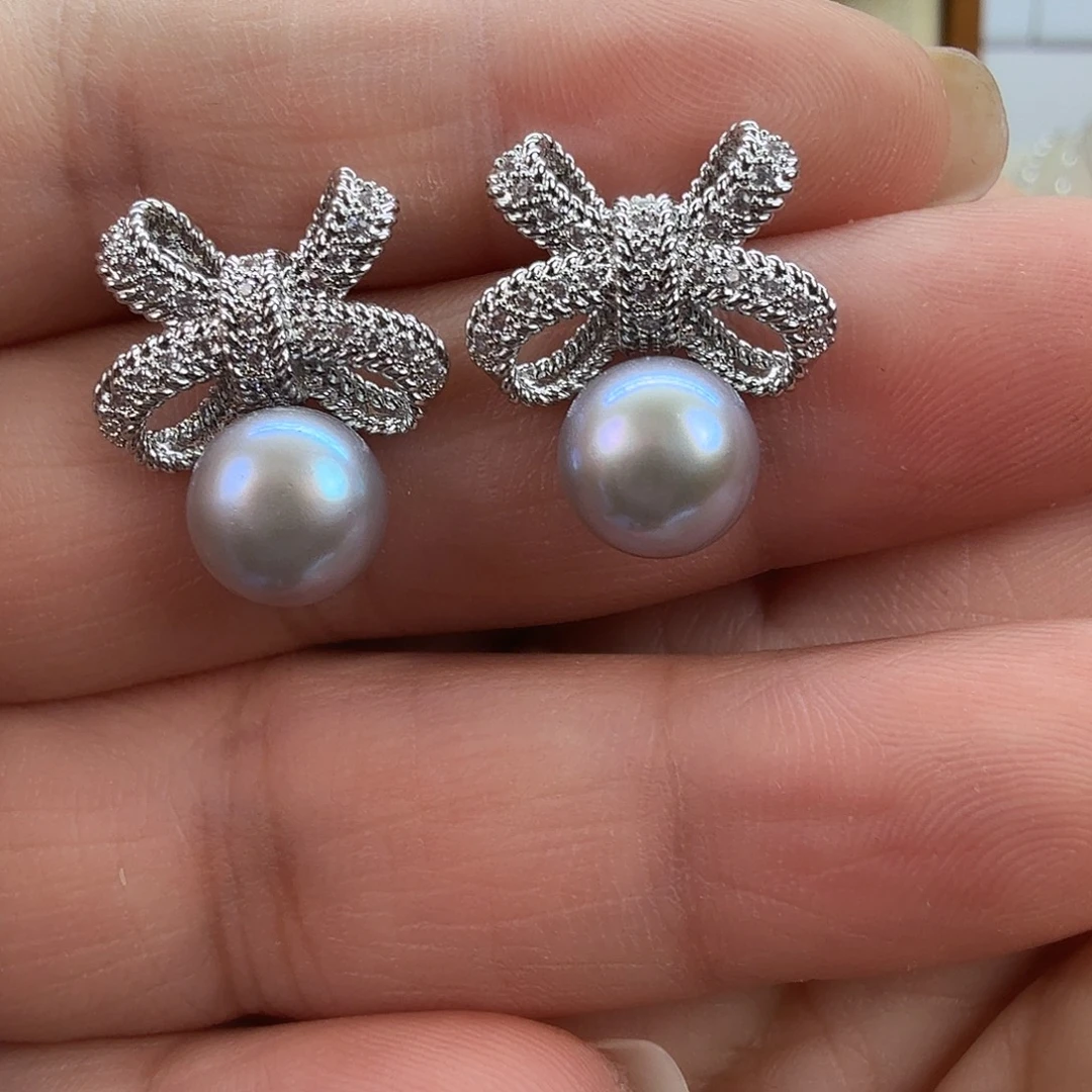 耳饰未镶嵌淡水珍珠