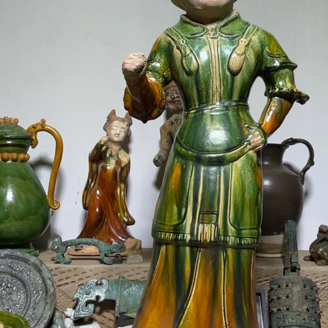 常***青摆件精品瓷器摆件