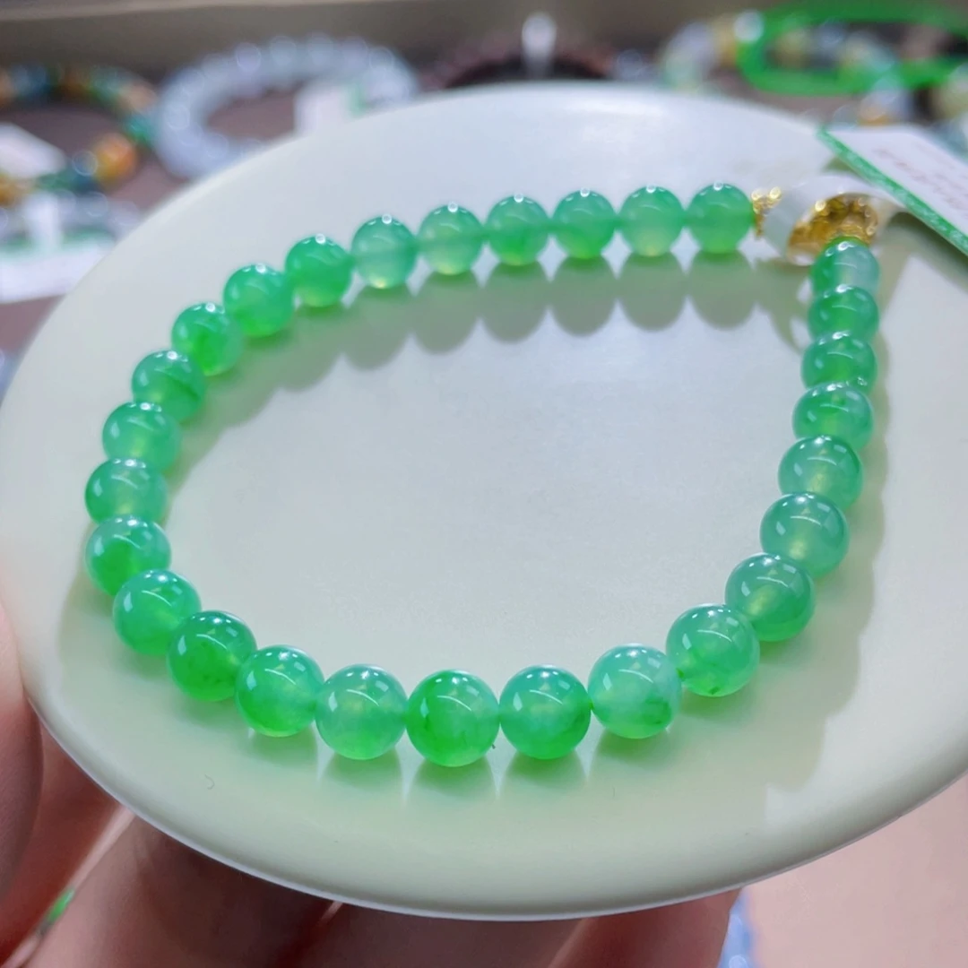 未镶嵌手链翡翠冰阳卡6