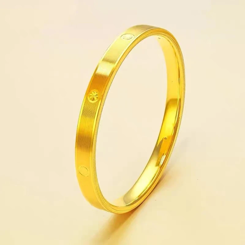 【高定】款手镯 米字纹拉丝手镯A03