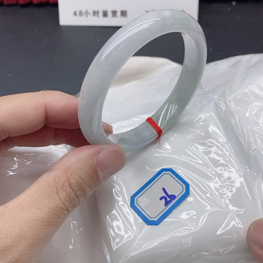 小***静岫玉未镶嵌手镯翡手镯26