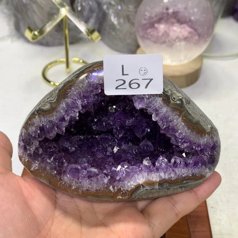 【闪购商品】水晶摆件未镶嵌某*天然紫水晶