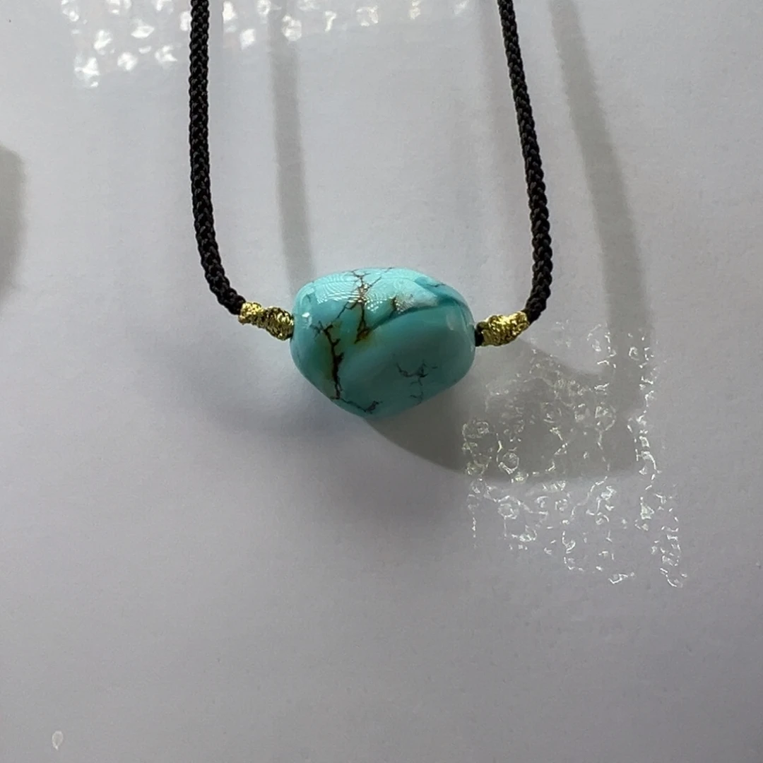 绿松石未镶嵌挂件