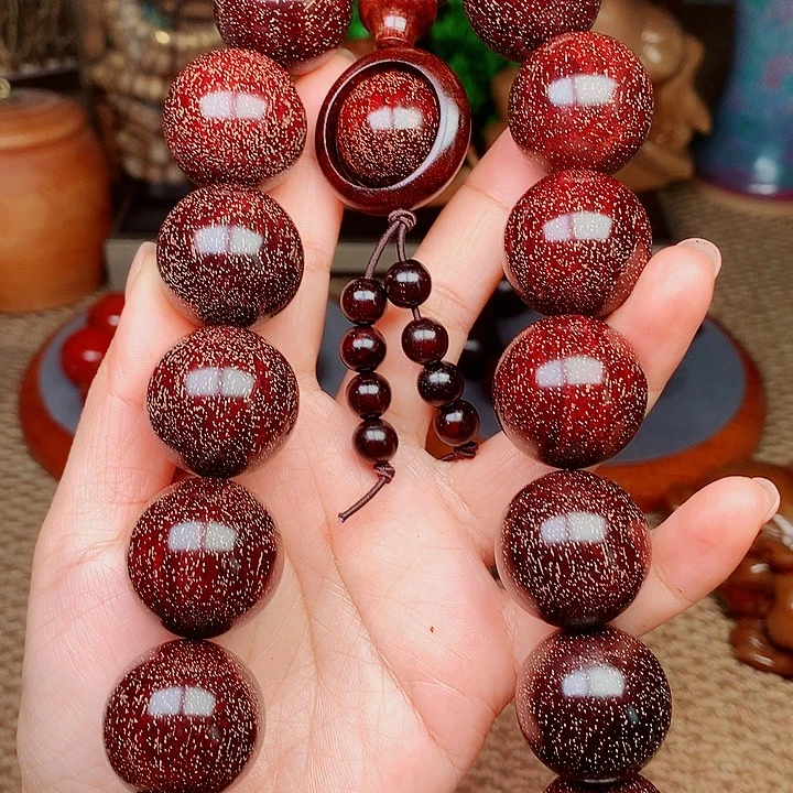 ‍***）檀香紫檀（小叶紫檀）25珠子