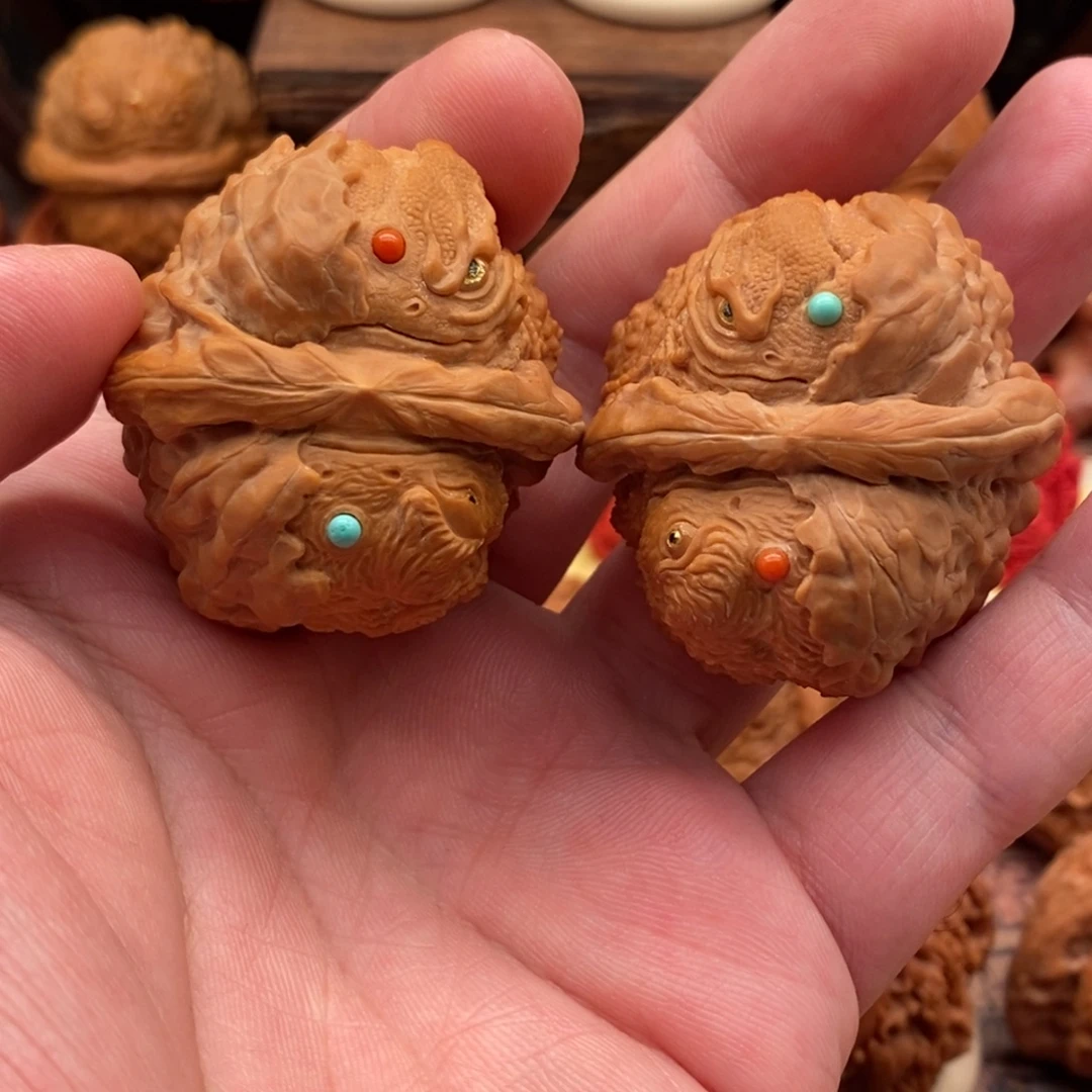 亚***囧手串/手链核桃蜕变金蝉蛤蟆头