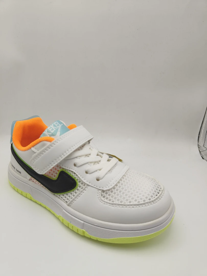 3097透气中性板鞋男夏季女运动鞋女童百搭时尚网鞋