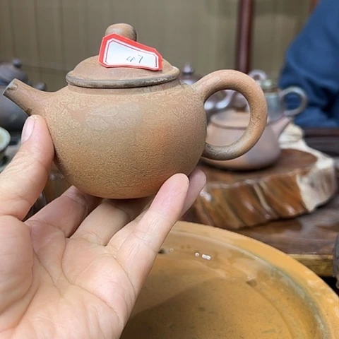 人***歡戬谷龙窑柴烧茶壶47