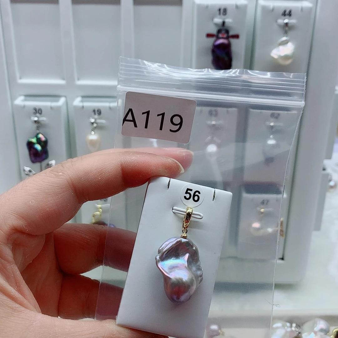 吊坠(不含链)合金淡水珍珠