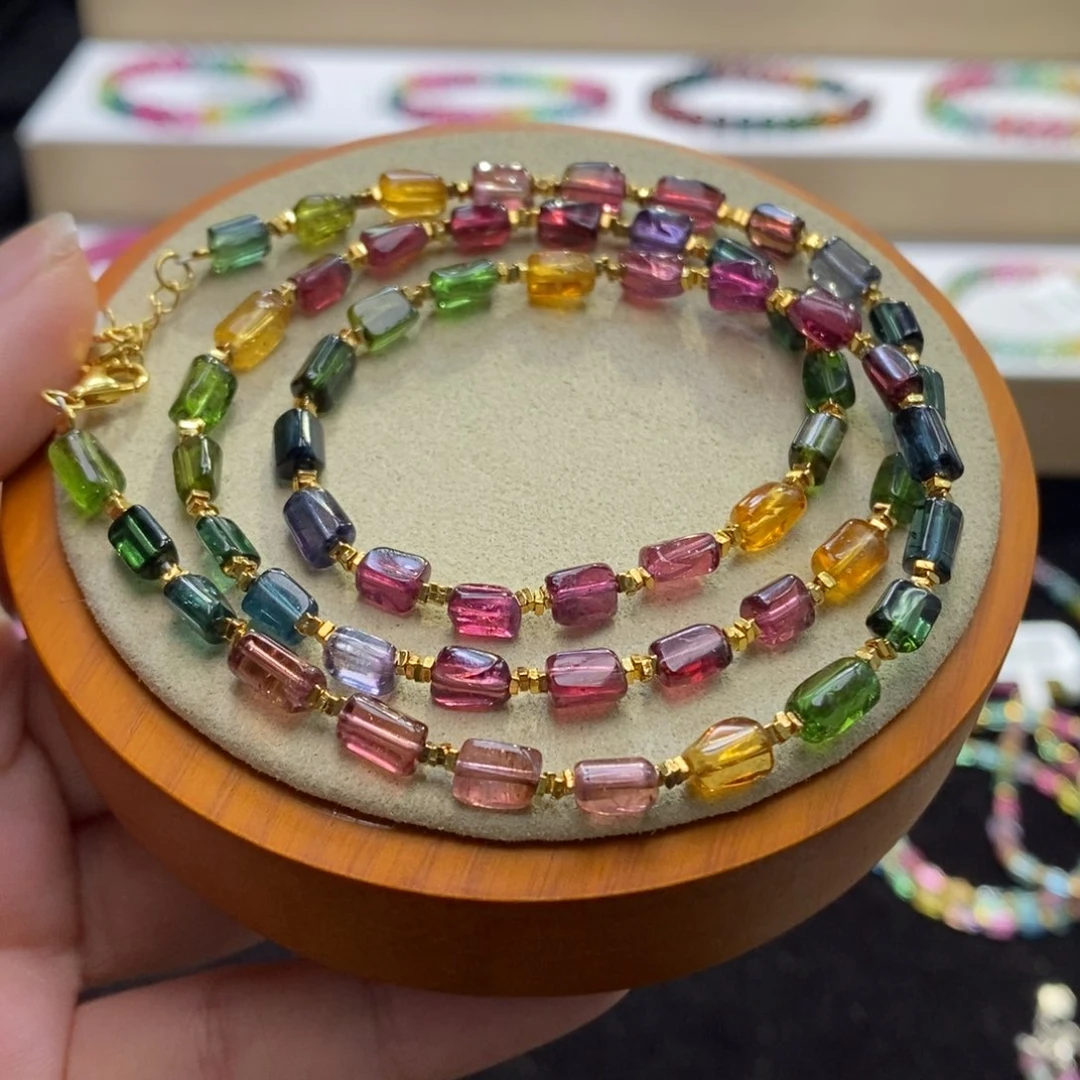 【闪购商品】碧玺手串未镶嵌三*～两天看货期