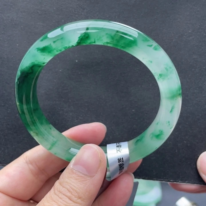 石英质玉未镶嵌手镯54-55