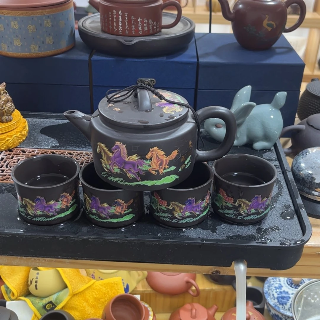 紫砂茶杯紫砂壶一壶4杯