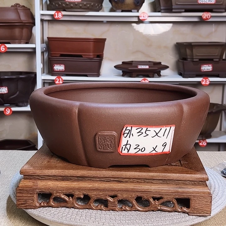 红陶紫砂花盆等都