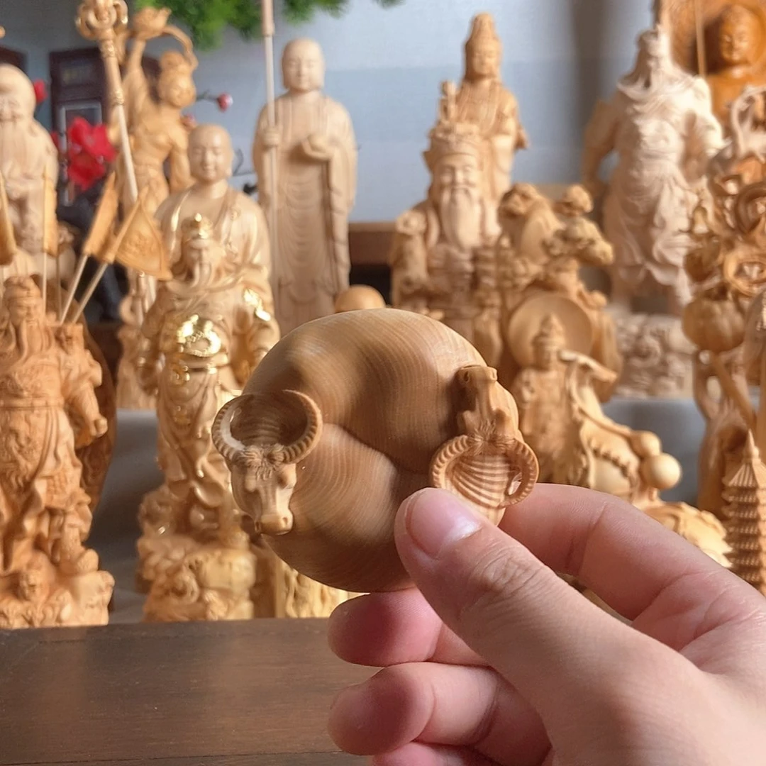 黄杨木小叶黄杨木雕扭转乾坤