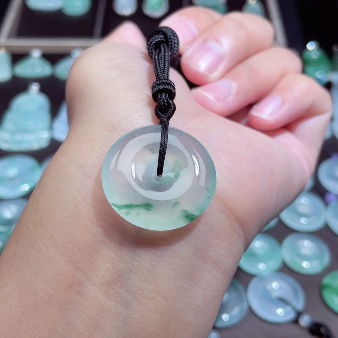 颈饰未镶嵌翡翠扣子