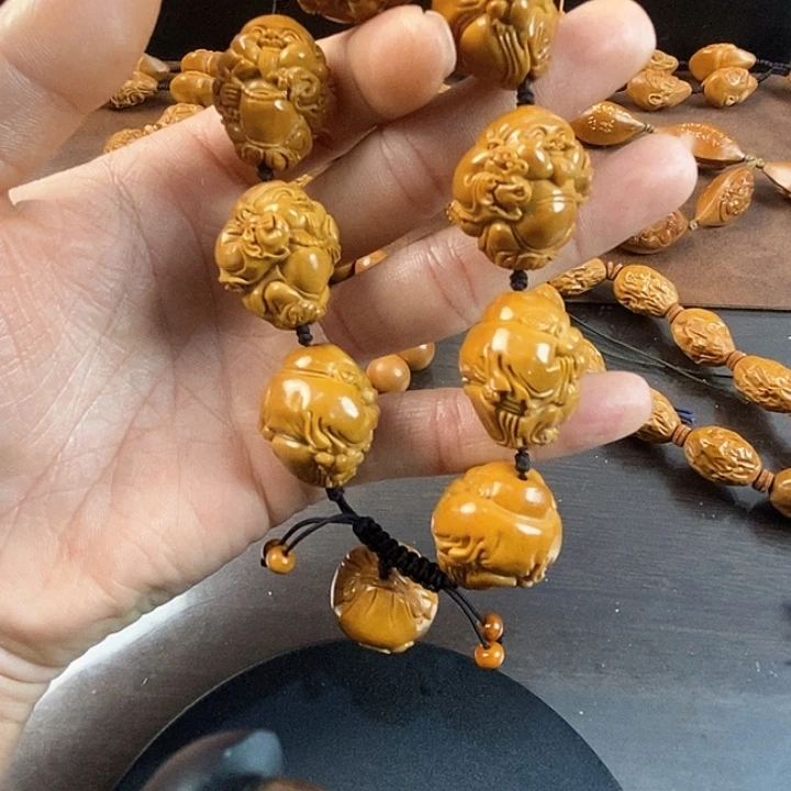 手串/手链橄榄核八宝财神