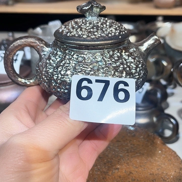 壶高温柴烧陶泥小壶