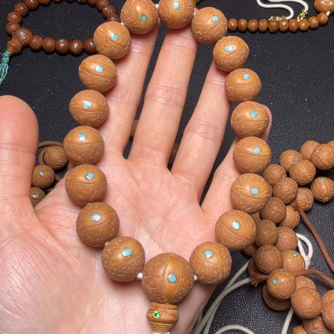 凤眼菩提吊坠15+mm松丁精品串