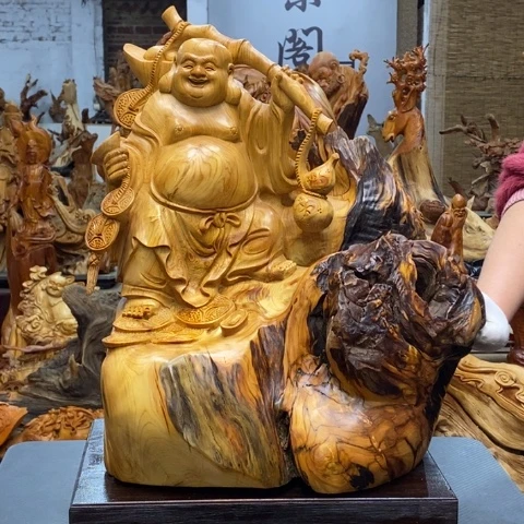 柏木太行崖柏根雕