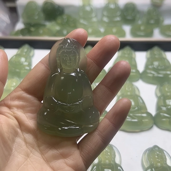 浪***毅蛇纹石玉未镶嵌颈饰