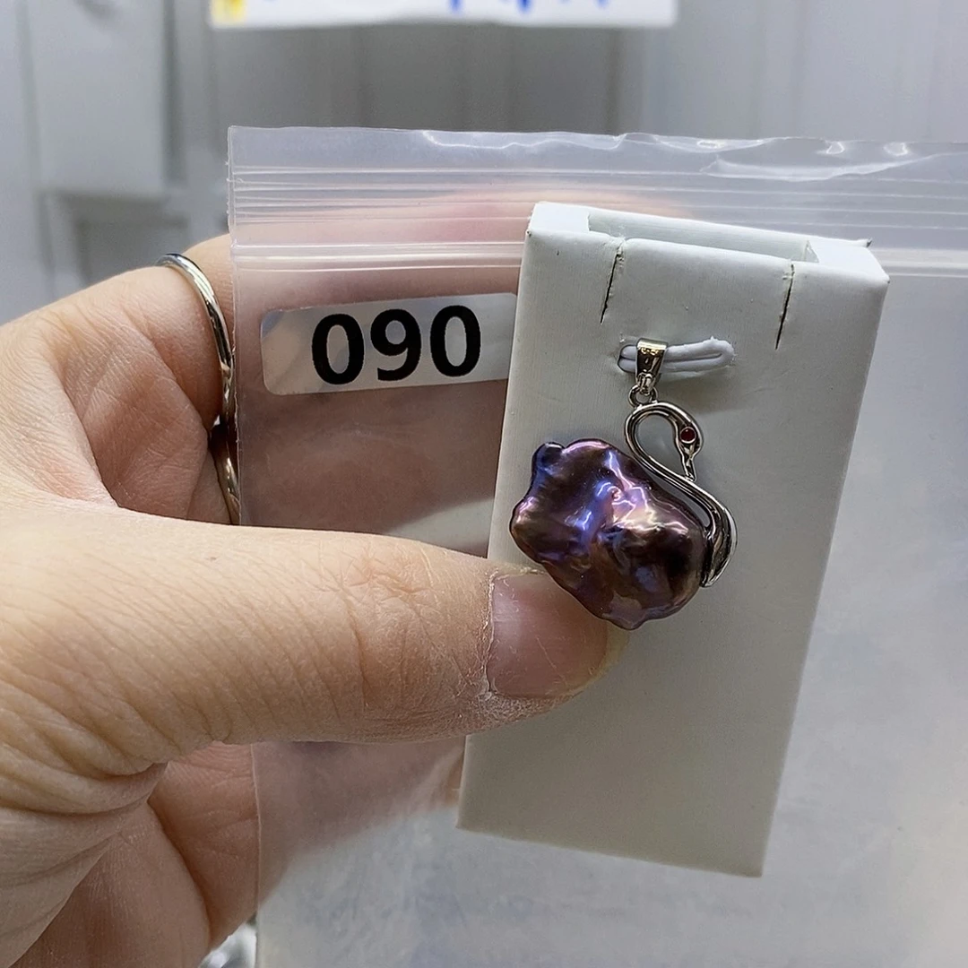 颈饰合金淡水珍珠