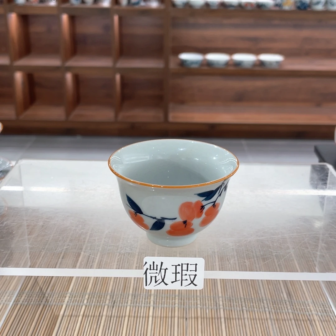 微瑕釉下彩纯手绘