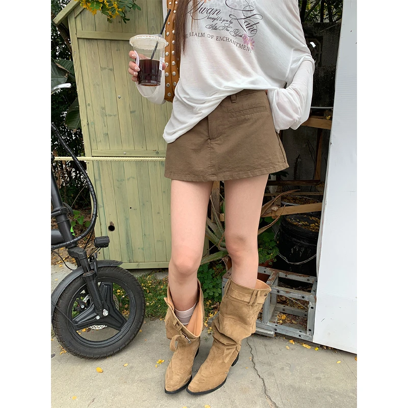 【花田盛夏】半身裙  时尚百搭通勤修身春夏半身裙C158#