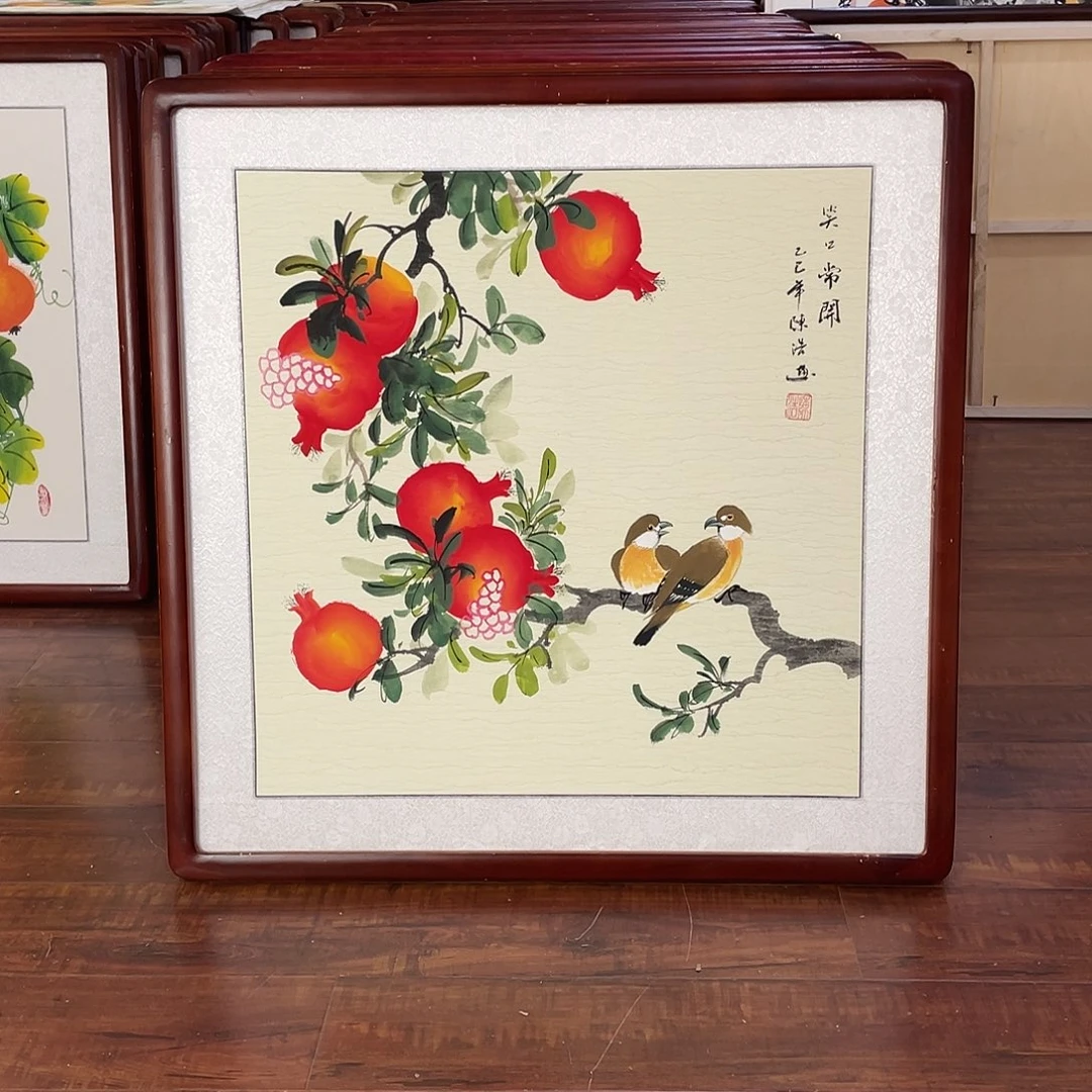 国画带框尺寸63*63厘米