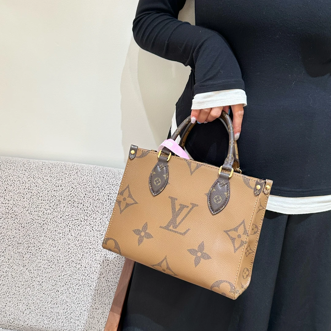99新 Chanel/香奈儿 LV老花onthego小号