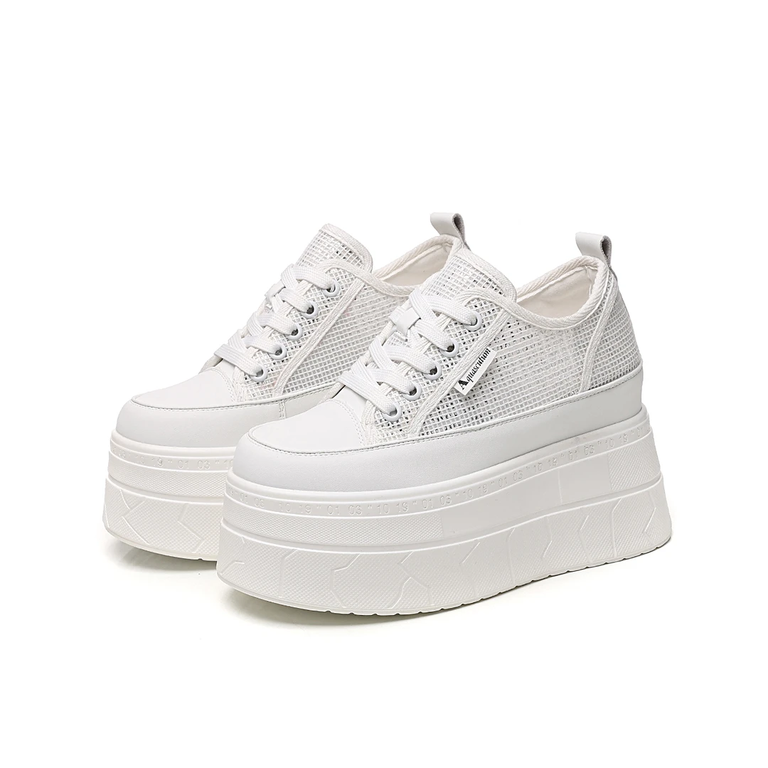 增高10CM2025夏季新款女鞋时尚厚底百搭小个子休闲板鞋1870