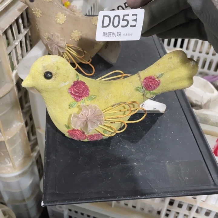 摆件孤品老货微瑕瓷