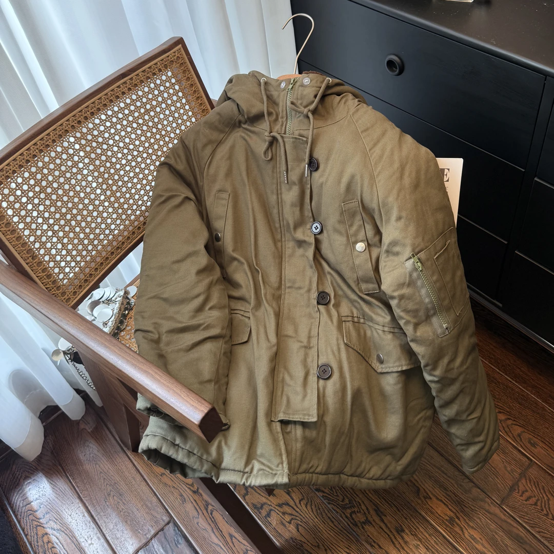 琳琳家冬季新品N3B棉服美式休闲军旅风格