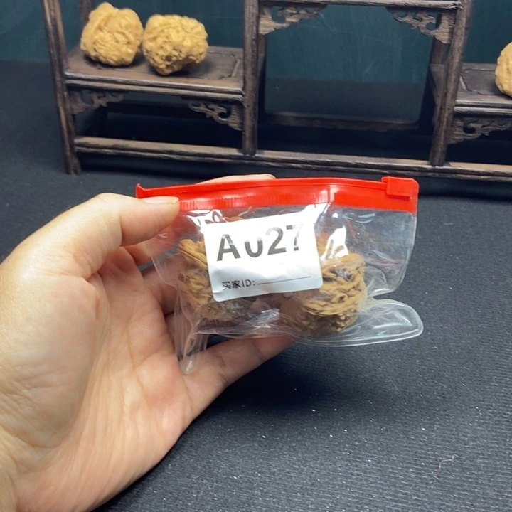 核桃手串/手链40闷白