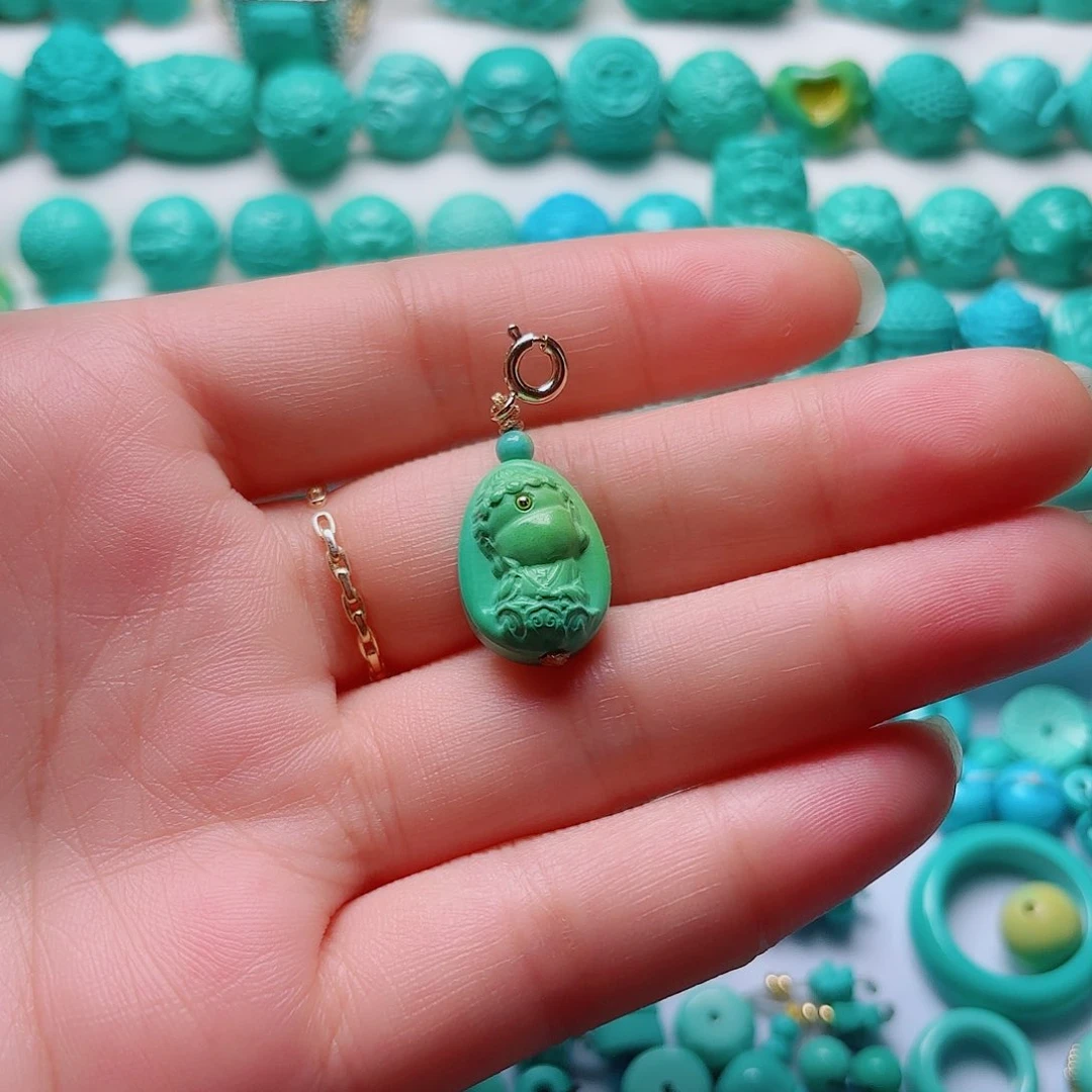 编织品金*菜籽黄无相佛牌