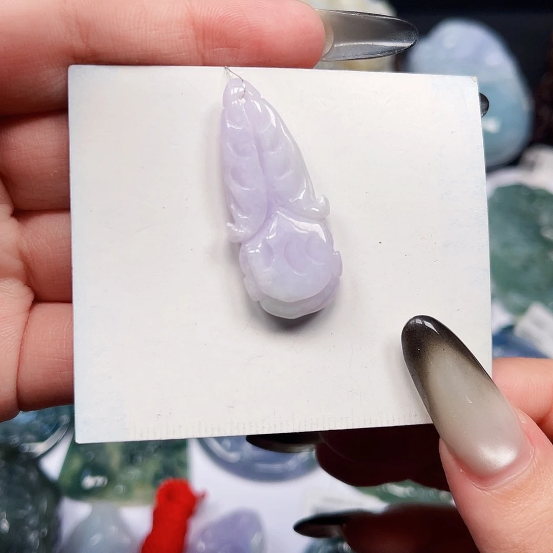 翡翠未镶嵌颈饰天然