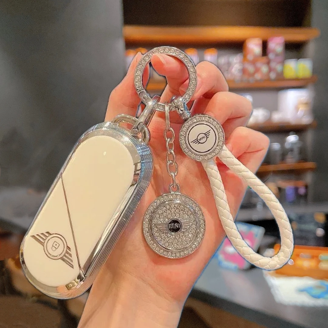 适用24款宝马mini钥匙套新能源countryman壳cooper扣f54f55包女款