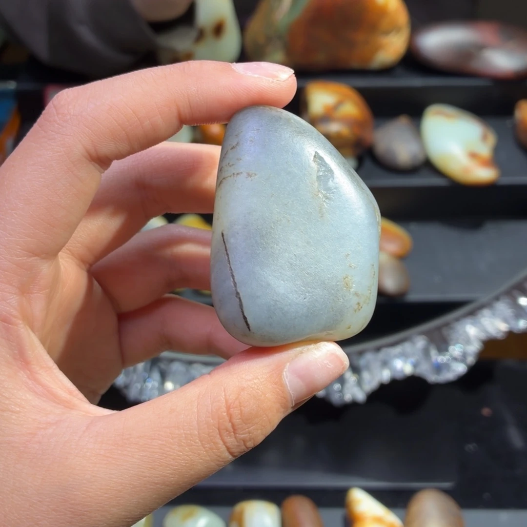 和田玉未镶嵌挂件114.9